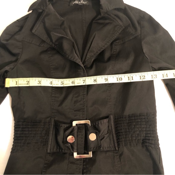 Odds & Evens Jacket Girls M Black Accent Buckle Elastic Side Bands - Picture 6 of 7